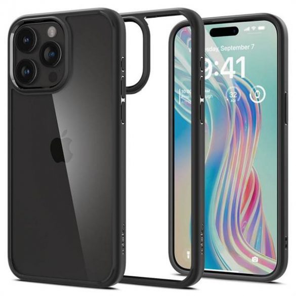 SPIGEN Ultra Hybrid pentru IPHONE 15 PRO MAX negru mat