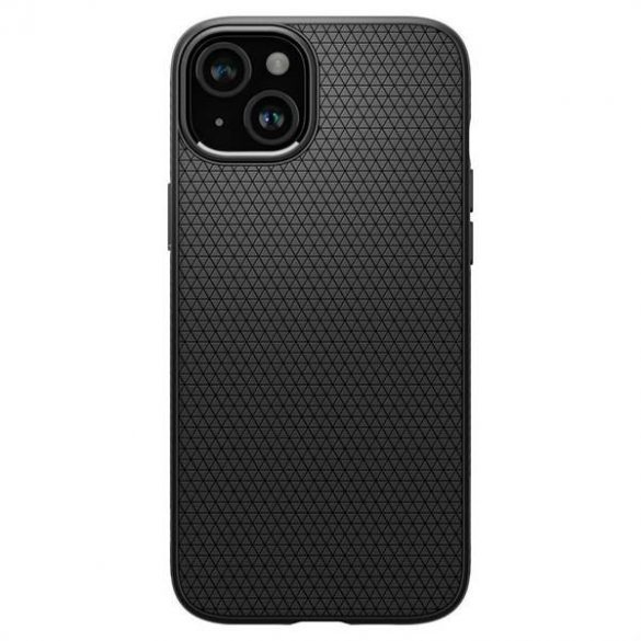 Husa SPIGEN Liquid Air pentru IPHONE 15 PLUS negru mat