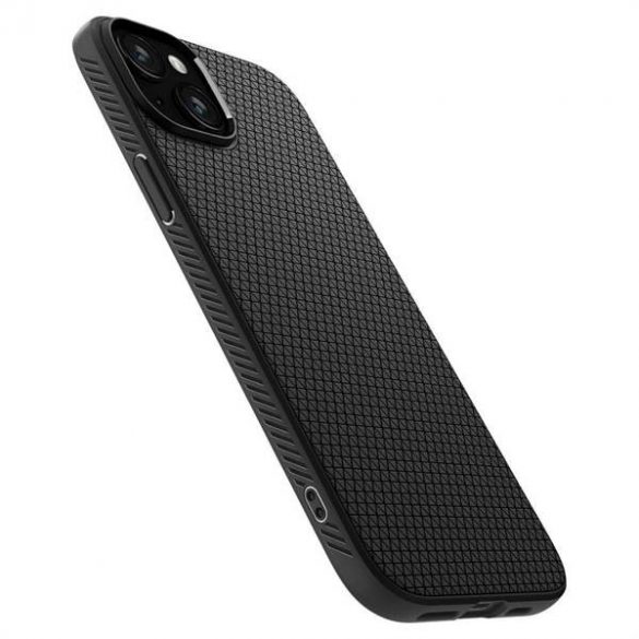 Husa SPIGEN Liquid Air pentru IPHONE 15 PLUS negru mat