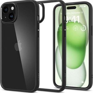 SPIGEN Ultra Hybrid pentru IPHONE 15 PLUS negru mat