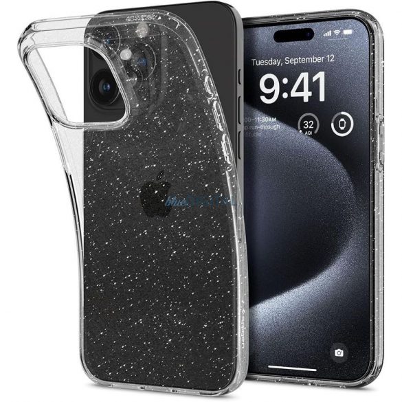 SPIGENHusăcu cristal lichid pentru IPHONE 15 PRO glitter crystal