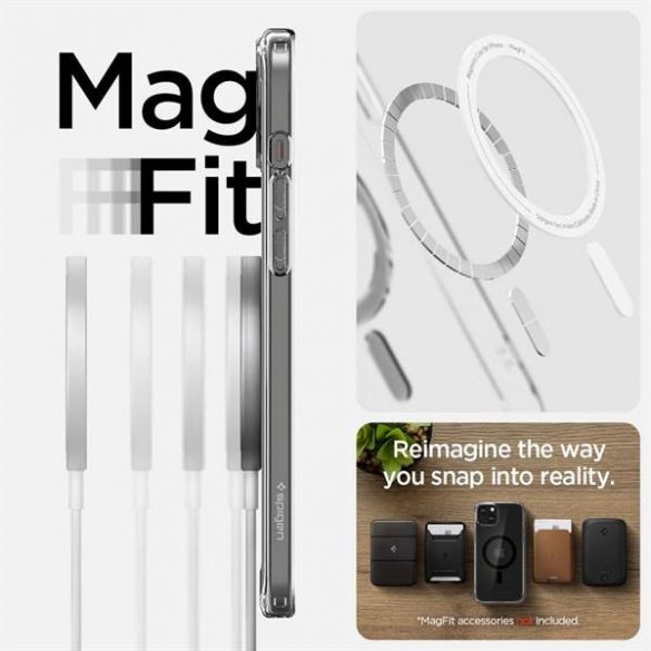 SPIGEN Ultra Hybrid Mag compatibil cu MagSafe pentru IPHONE 15 negru