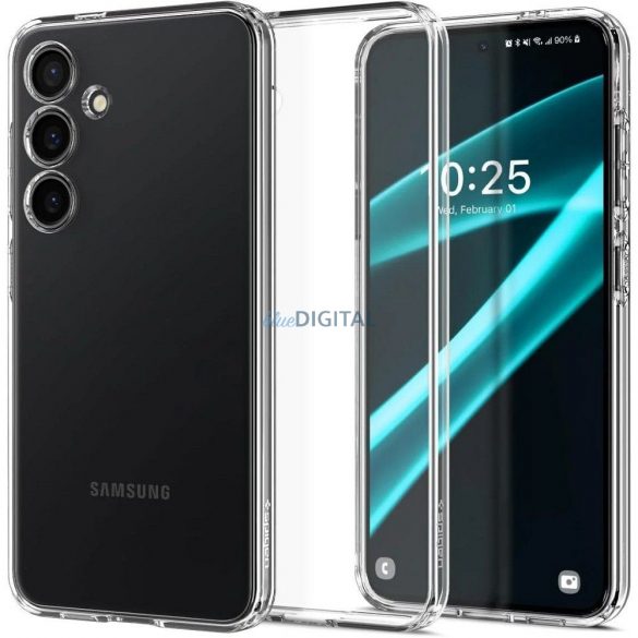 Carcasa SPIGEN cu cristale lichide pentru SAMSUNG S24 PLUS transparenta