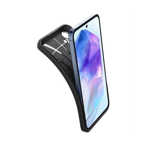 SPIGEN Liquid Air pentru SAMSUNG A55 5G negru mat