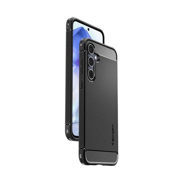 Carcasă SPIGEN Rugged Armor pentru SAMSUNG A55 5G negru mat