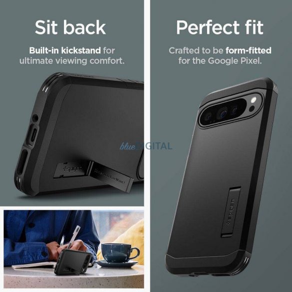 Carcasă Spigen Tough Armor Google Pixel 9 Pro XL - negru