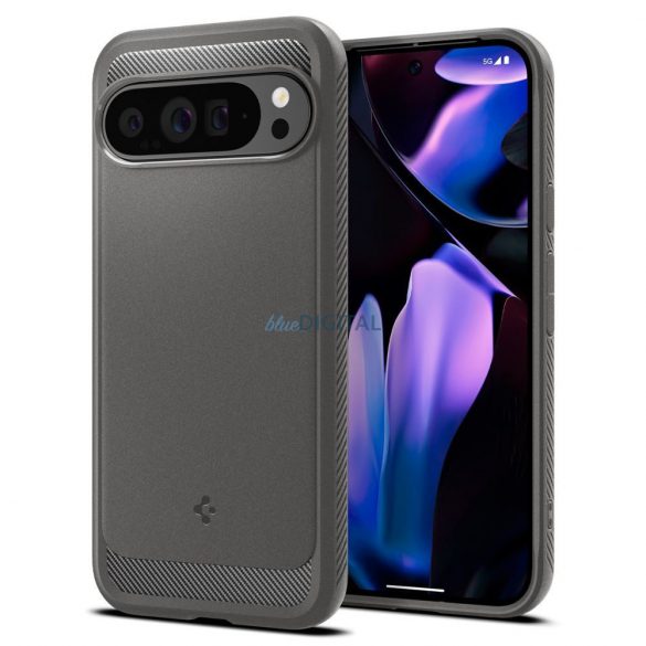 Carcasă Spigen Rugged Armor Google Pixel 9 Pro XL - gri marmură