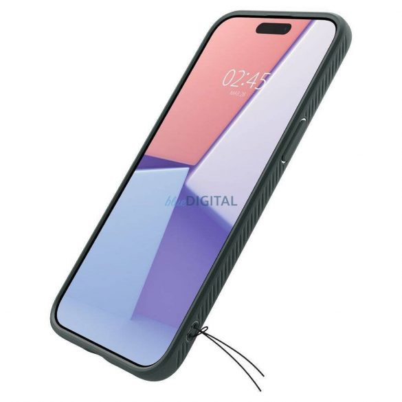 Carcasă Spigen Liquid Air pentru iPhone 16 Pro Max - verde închis