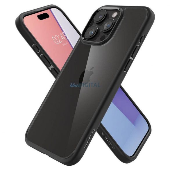 Carcasă Spigen Ultra Hybrid pentru iPhone 16 Pro Max - negru