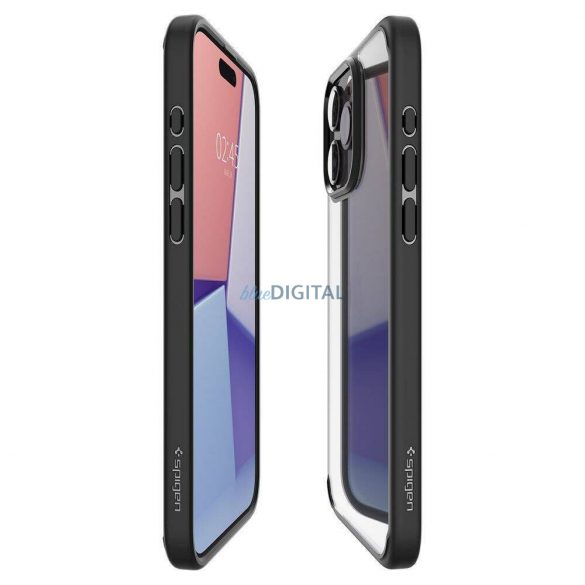 Carcasă Spigen Ultra Hybrid pentru iPhone 16 Pro Max - negru