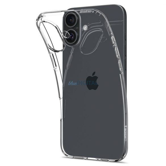 Carcasă Spigen Liquid Crystal pentru iPhone 16 Plus - transparentă