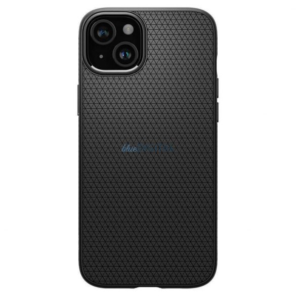 Carcasă Spigen Liquid Air pentru iPhone 16 Plus - negru