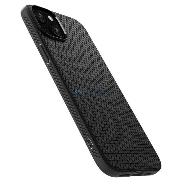 Carcasă Spigen Liquid Air pentru iPhone 16 Plus - negru