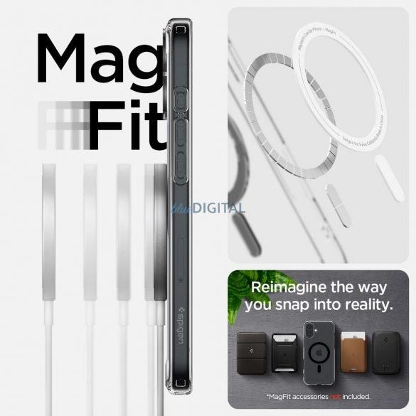 Geantă compatibilă Spigen Ultra Hybrid Mag MagSafe pentru iPhone 16 Plus - negru