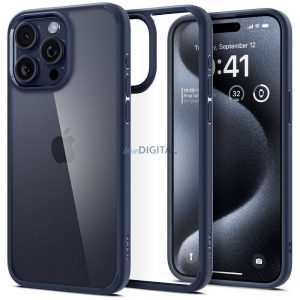 Carcasă Spigen Liquid Air pentru iPhone 16 Pro - Albastru marin