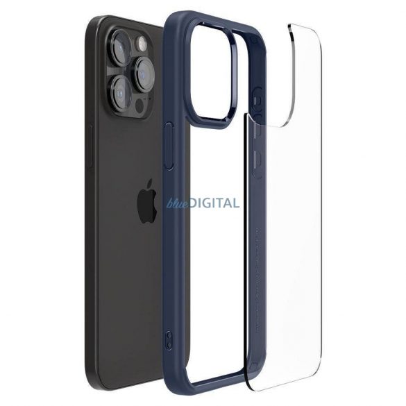 Carcasă Spigen Liquid Air pentru iPhone 16 Pro - Albastru marin