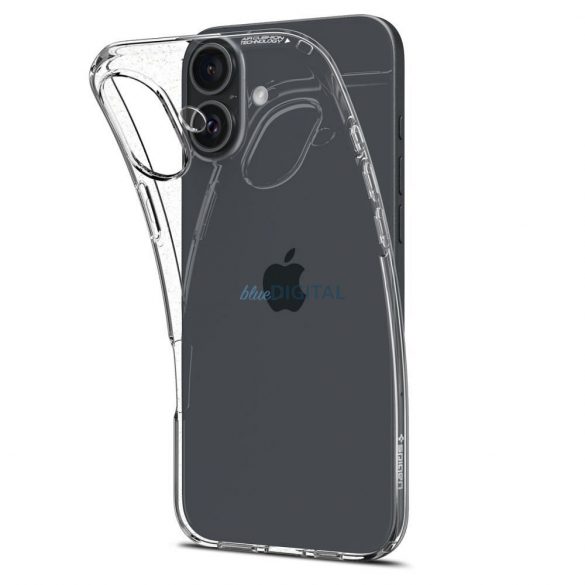 Carcasă Spigen Liquid Crystal pentru iPhone 16 - transparentă