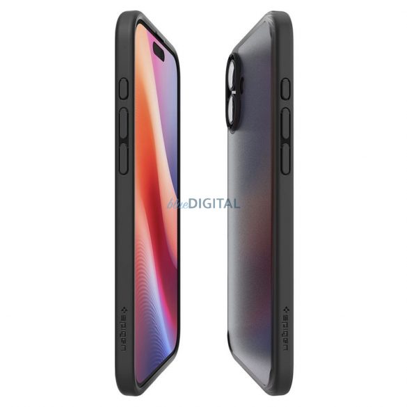 Carcasă Spigen Ultra Hybrid pentru iPhone 16 - negru