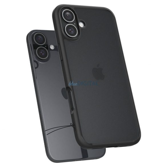 Carcasă Spigen Ultra Hybrid pentru iPhone 16 - negru