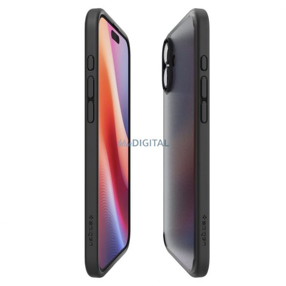 Carcasă Spigen Ultra Hybrid pentru iPhone 16 - negru