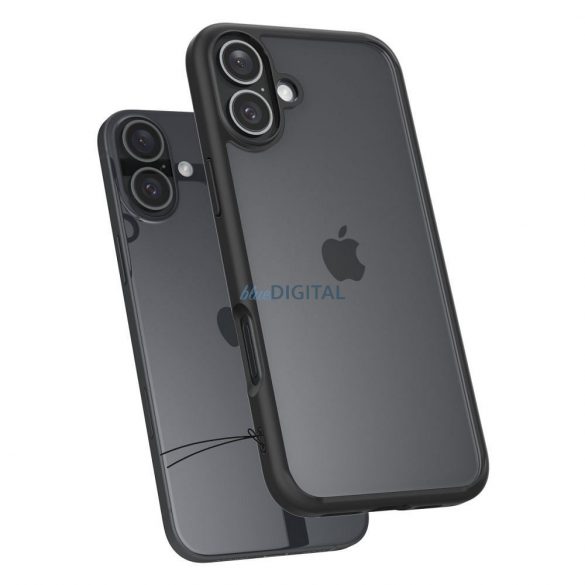 Carcasă Spigen Ultra Hybrid pentru iPhone 16 - negru