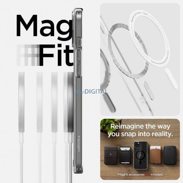 Geantă compatibilă Spigen Ultra Hybrid Mag MagSafe pentru iPhone 16 - negru