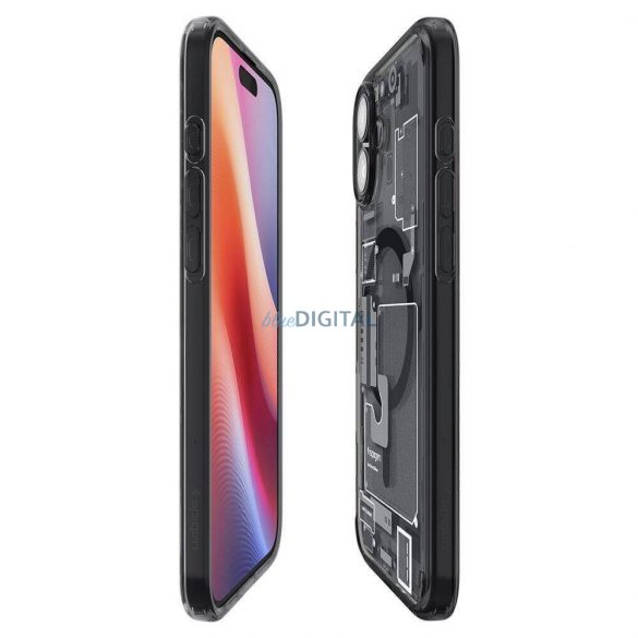 Geantă compatibilă Spigen Ultra Hybrid Mag MagSafe pentru iPhone 16 - model zero-unu