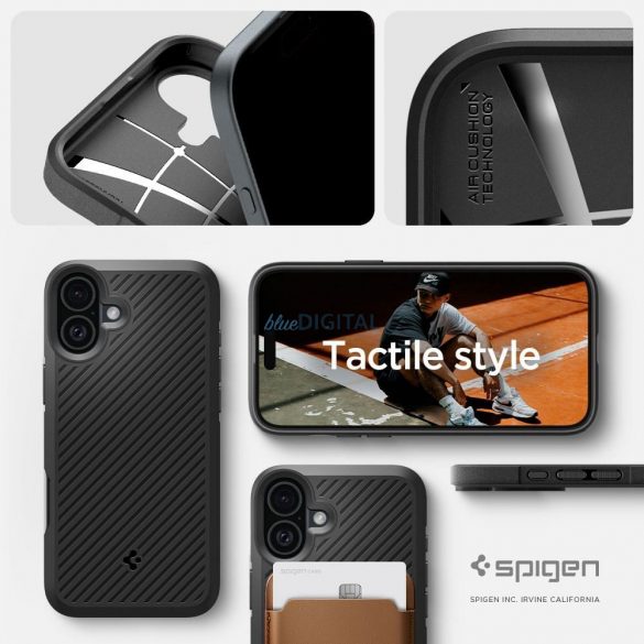 Carcasă Spigen Core Armor pentru iPhone 16 - negru