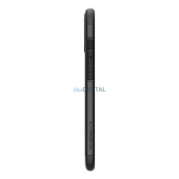 Carcasă compatibilă Spigen Slim Armor Mag MagSafe pentru iPhone 16 - negru