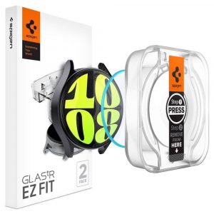 Sticlă călită SPIGEN GLAS.TR „EZ-FIT” 2-PACHET pentru SAMSUNG Galaxy Watch 7 ( 40 MM ) transparent