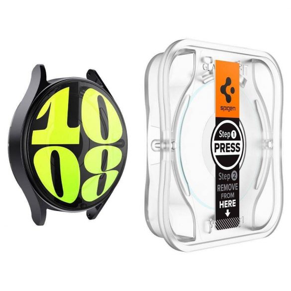 Sticlă călită SPIGEN GLAS.TR „EZ-FIT” 2-PACHET pentru SAMSUNG Galaxy Watch 7 ( 40 MM ) transparent