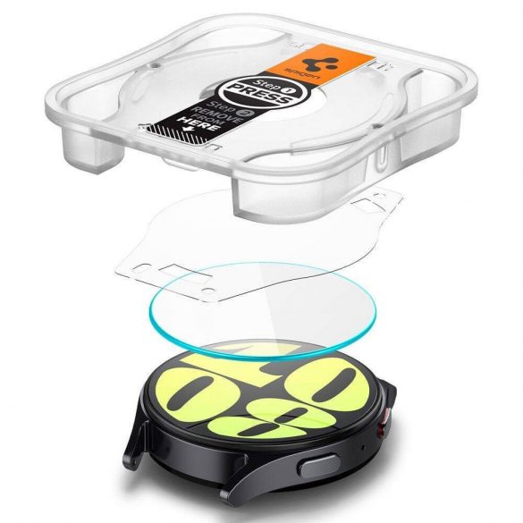 Sticlă călită SPIGEN GLAS.TR „EZ-FIT” 2-PACHET pentru SAMSUNG Galaxy Watch 7 ( 40 MM ) transparent