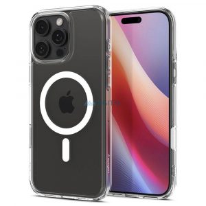 Geantă compatibilă Spigen Ultra Hybrid "T" Mag MagSafe pentru iPhone 16 Pro - transparentă