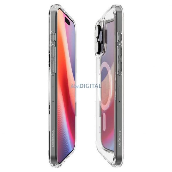 Geantă compatibilă Spigen Ultra Hybrid "T" Mag MagSafe pentru iPhone 16 Pro - transparentă