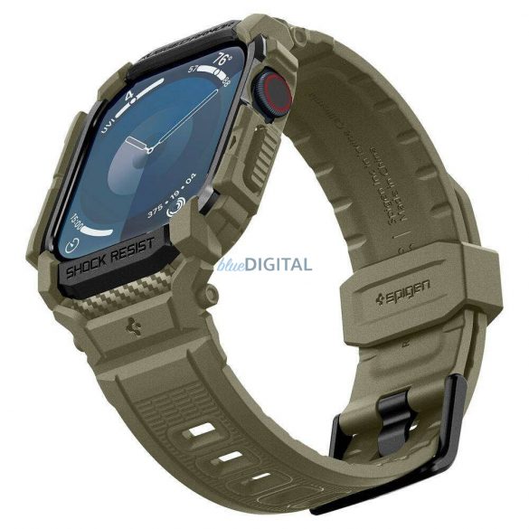 Spigen Rugged Armor "Pro" caz Apple Watch 10 46mm - verde de măsline