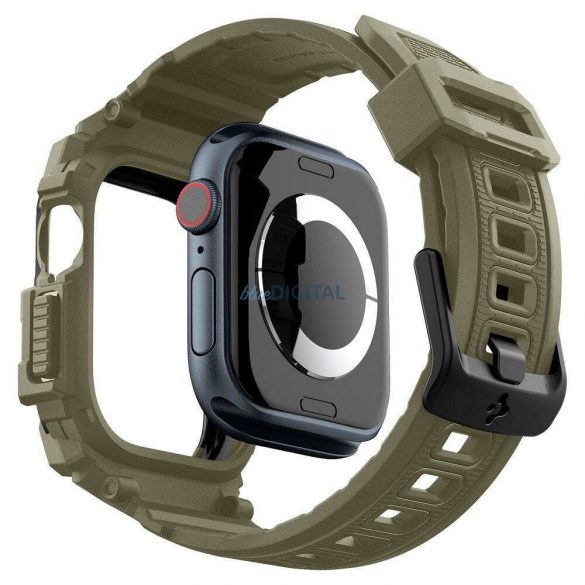 Spigen Rugged Armor "Pro" caz Apple Watch 10 46mm - verde de măsline