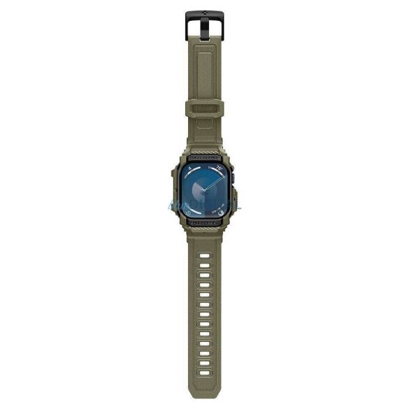 Spigen Rugged Armor "Pro" caz Apple Watch 10 46mm - verde de măsline