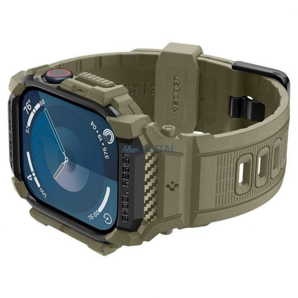 Spigen Rugged Armor "Pro" caz Apple Watch 10 46mm - verde de măsline