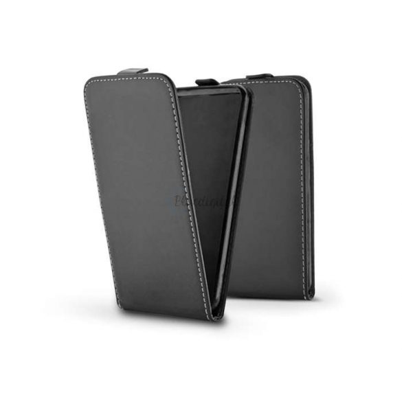 Husa din piele Slim Flexi Flip - Xiaomi Mi 10 - neagra