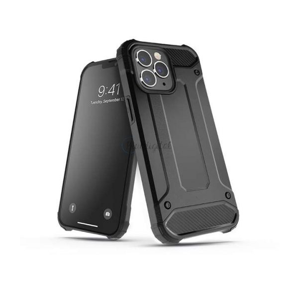 Husa din spate Samsung S901B Galaxy S22 5G rezistenta la socuri - Armura - neagra