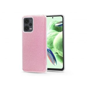 Husa din silicon pentru Xiaomi Redmi Note 12 5G/Poco X5 5G - Strălucitoare - roz