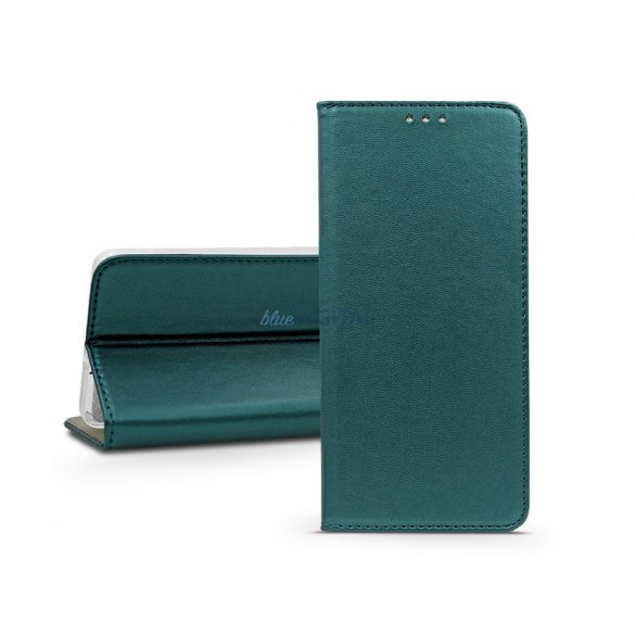 Husă din piele Smart Magneto Book Flip - Xiaomi Redmi Note 12 Pro 5G/Poco X5 Pro 5G - verde