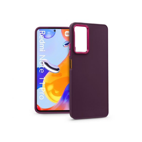 Xiaomi Redmi Note 11 Pro/Redmi Note 11 Pro 5G Silicon Husă spate - Frame - violet