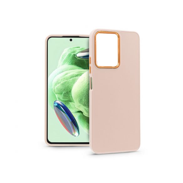 Husa din silicon Xiaomi Redmi Note 12 5G/Poco X5 5G - Cadru - roz