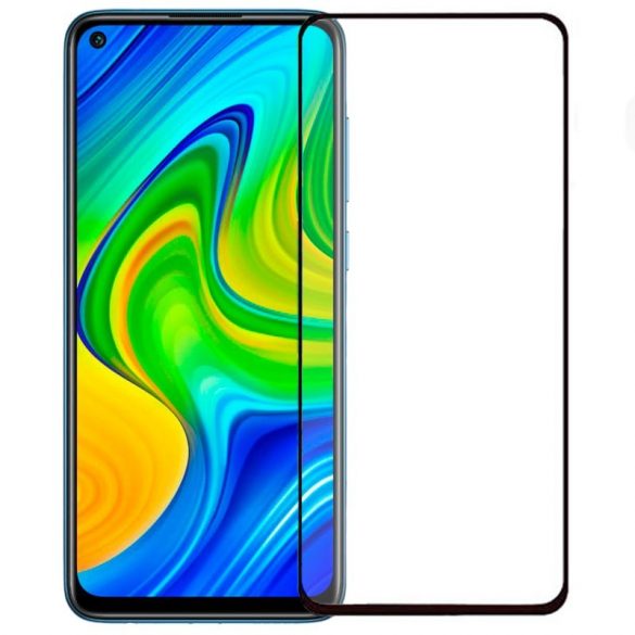 Xiaomi Redmi Note 9 / Redmi 10X 4G / Redmi Note 9T Folie securizată negru FULL SCREEN Folie securizată ecran ecran ecran protecțieecran rezistent la zgârieturi ecran