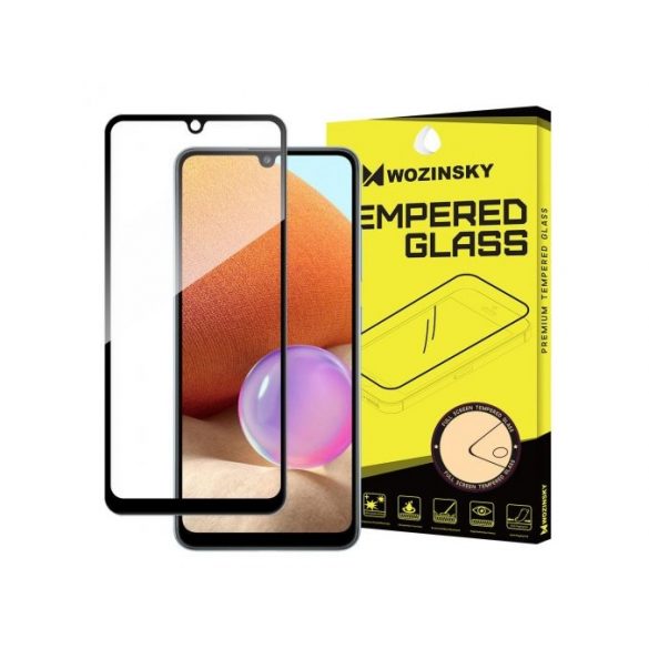 Samsung Galaxy A32 5G Rezistent la zgârieturi Folie securizată FULL TINTED negru Folie securizată Folie de afișare Ecran Folie protecție ecran Folie de afișare Folie protecție ecran Tempered