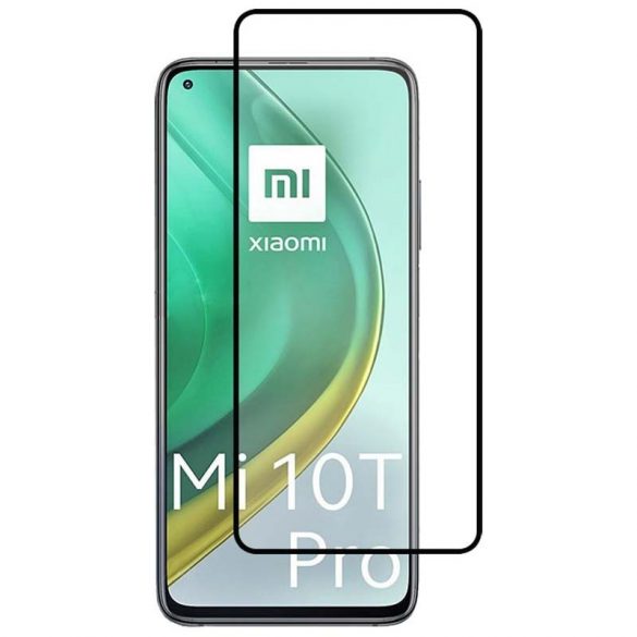 Xiaomi Mi 10T / Mi 10T Pro sticlă călduroasă 5D negru FULL SCREEN sticlă călduroasă ecran ecran ecran protecțieFolie rezistent la zgârieturi ecran