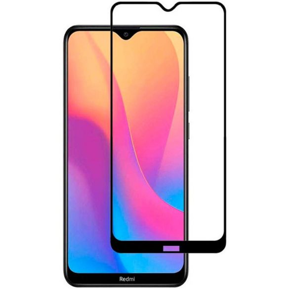 Xiaomi Redmi 8 8A Folie securizată negru FULL SCREEN Folie securizată FULL SCREEN Folie securizată ecran Folie ecran protecțieecran Folie rezistent la zgârieturi ecran