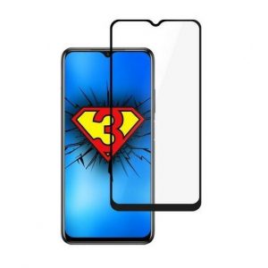 Xiaomi Redmi 9T / Poco M3 Folie securizată neagră curbată FULL SCREEN ecran de Folie securizată ecran Folie protecție ecran de Folie rezistent la zgârieturi