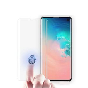 Samsung Galaxy S10 SM-G973 Rezistent la zgârieturi din Folie securizată Folie de afișare din Folie securizată Folie protecție ecran a ecranului din Folie securizată Folie protecție ecran a ecranului UV